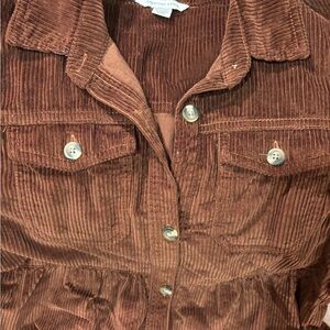 Brown Corduroy dress